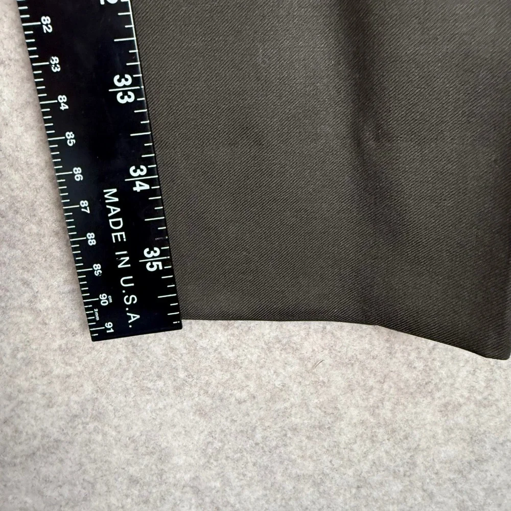 Jos. A. Bank Dress Pants 38x34 Pleated Signature Collection Olive Green 0384